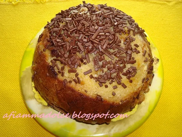 Zuccotto di panettone con curd light al limone