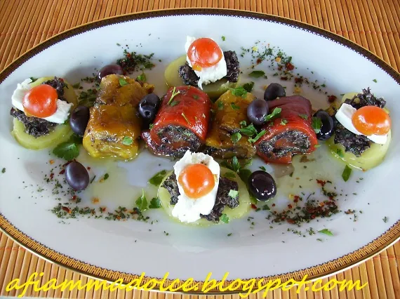 Involtini appetitosi ai peperoni