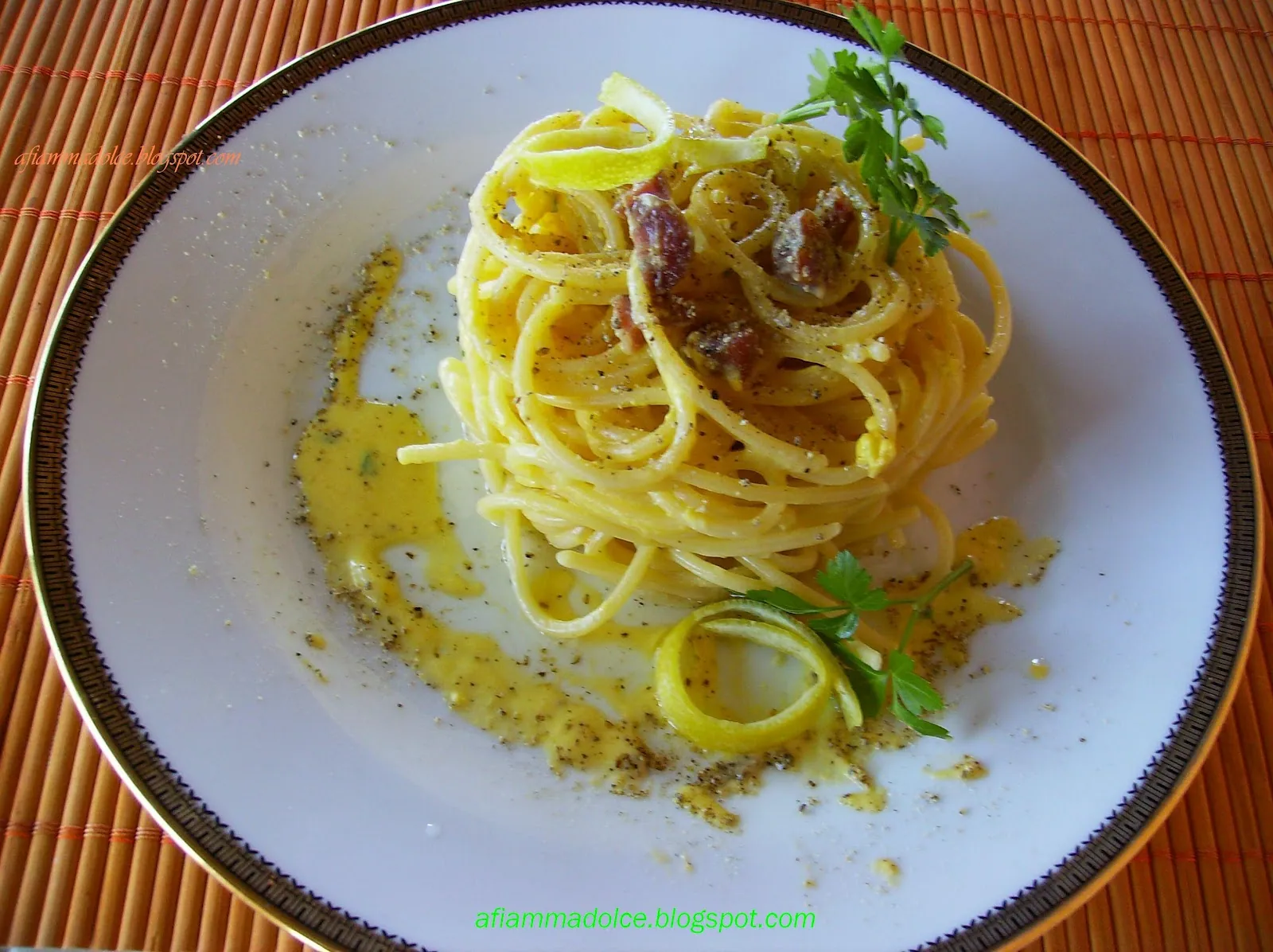 Spaghetti (squisiti e premiati) alla Carbonara