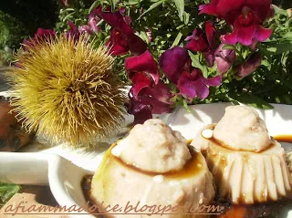 Budini golosi alle castagne e nocciole…a tutto autunno!