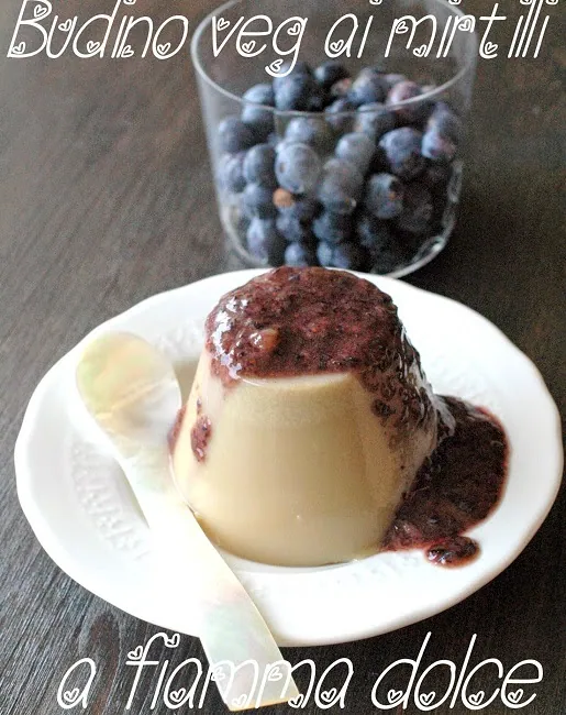 Budino veg ai mirtilli